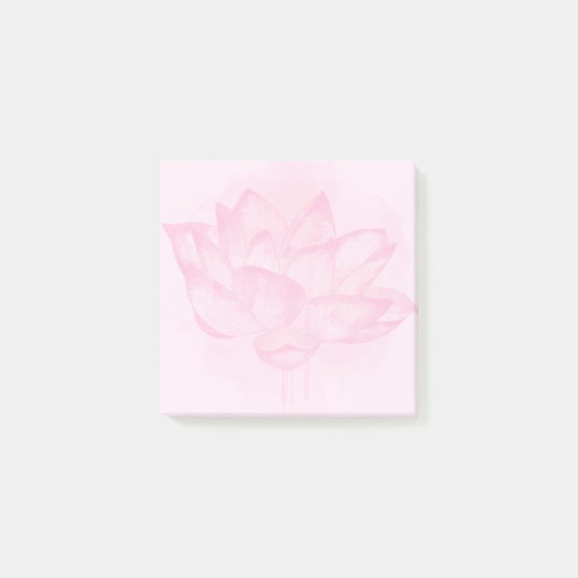 Post-it® Aquarelle Lotus 3x3 (Devant)