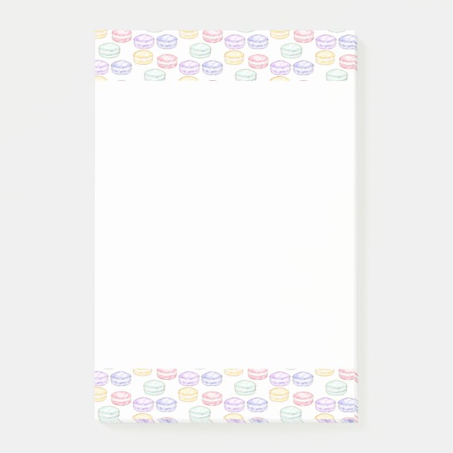 Post-it® Aquarelle Macarons français (Devant)