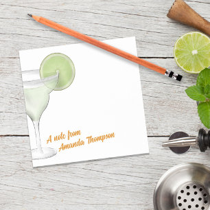 Post-it® Aquarelle Margarita Cute Cocktails Personnalisés