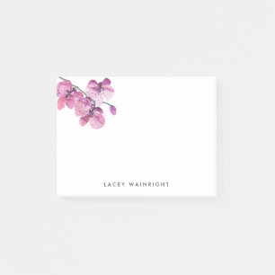 Post-it® Aquarelle Orchid papeterie personnelle