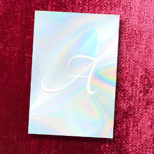 Post-it® Aquarelle pastel abstrait personnalisé monogramme 