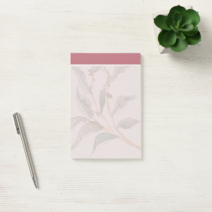 Post-it® Aquarelle pastel mignonne arrière - plan Bourgogne