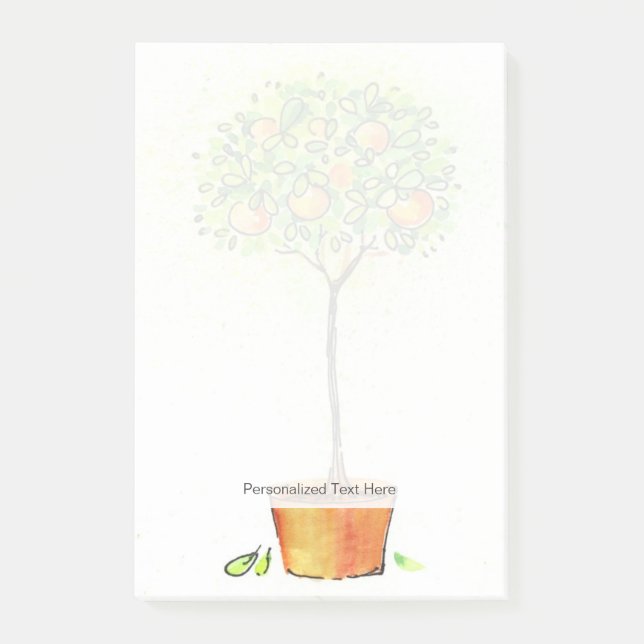 Post-it® Aquarelle peinte en pot (Devant)