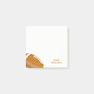Post-it® Aquarelle personnalisée par entraîneur de football