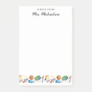 Post-it® Aquarelle Retour à l'école Fournitures pour enseig