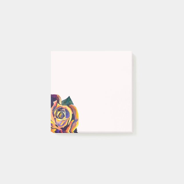 Post-it® Aquarelle Rose d'or (Devant)