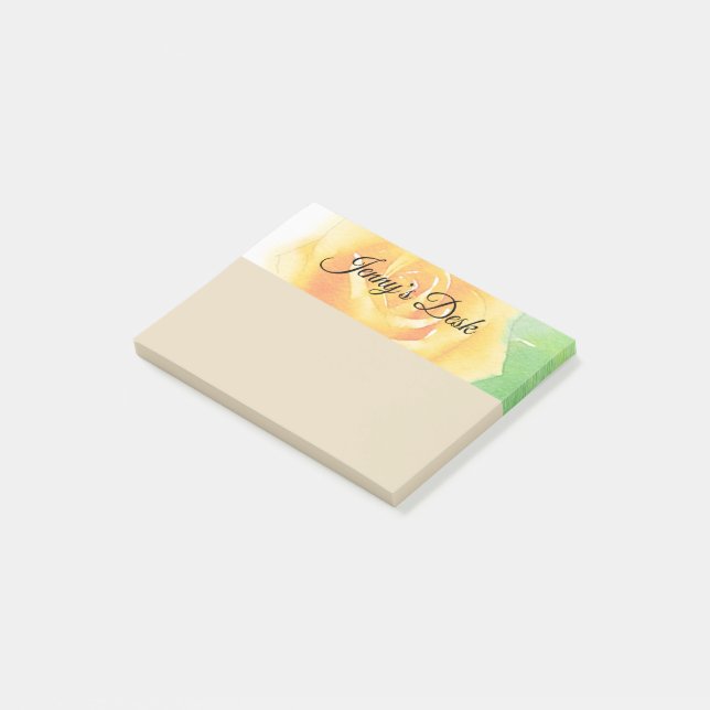 Post-it® Aquarelle Rose Jaune (Incliné)