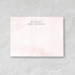 Post-it® Aquarelle rose Texture du bureau de