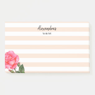 Post-it® Aquarelle Roses Roses Roses Roses Chic Shabby