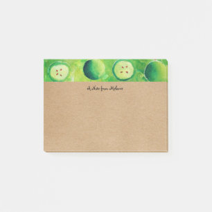 Post-it® Aquarelle Russe Kraft Apples Personnalisée