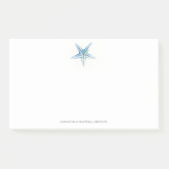 Post-it® Aquarelle Sea Star (Devant)