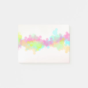 Post-it® Aquarelle Splatter Colorful Abstract Design