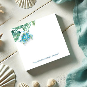 Post-it® Aquarelle Tortue de mer Vert tropical