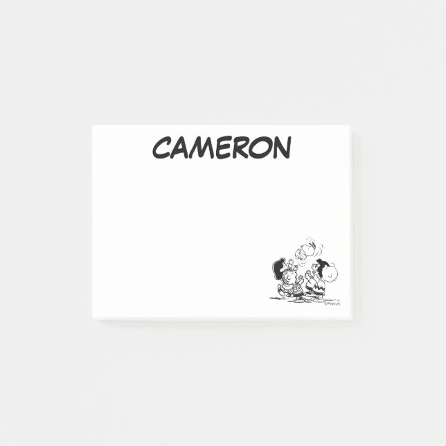 Post-it® Arachides Gang Lifting Snoopy (Devant)
