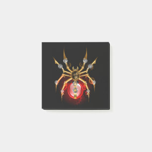 Post-it® Araignée en vapeur noire