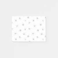 Araignées déplaisantes à motif noir et blanc