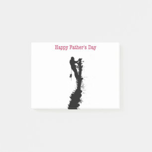 Post-it® Arboriste Arbre chirurgien Bonne carte de Fête des