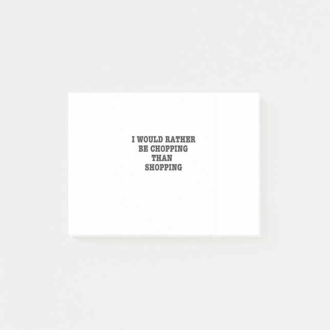 Post-it® Arboriste Arbre Chirurgien cadeau tronçonneuse. (Devant)