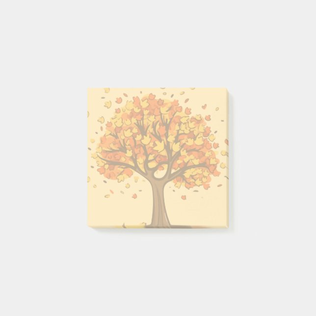Post-it® Arbre d'automne (Devant)