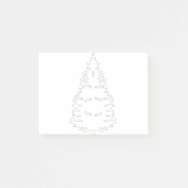 Post-it® Arbre de Noël Chevy-Luv (Devant)