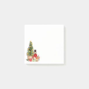Post-it® Arbre de Noël des noisettes de vacances Watercolor