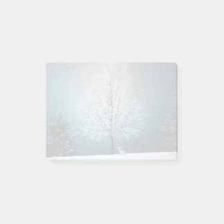 Post-it® Arbre givre le soir