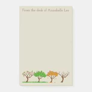 Post-it® Arbres pendant toutes les saisons