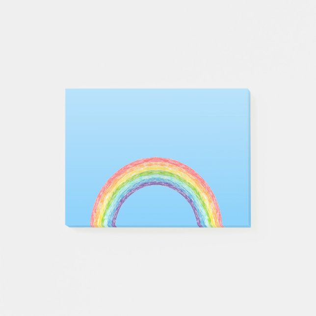 Post-it® Arc en ciel et ciel bleu (Devant)