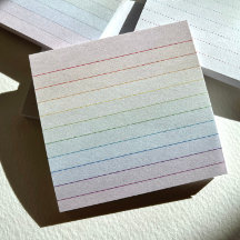 Arc-en-ciel Pastel Notes de bande - Multicolore