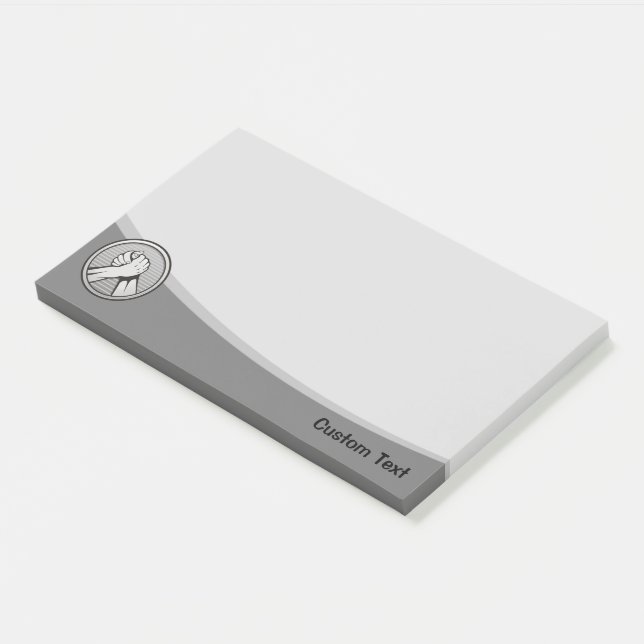 Post-it® Argent de lutte contre les bras (Incliné)