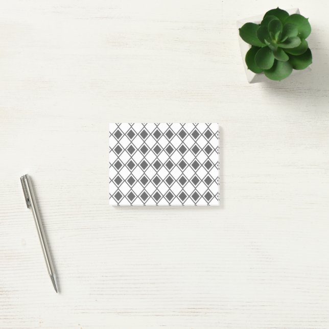 Post-it® Arlequin gris (Bureau)