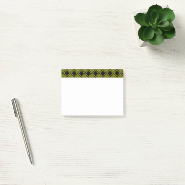 Post-it® Arlequin vert (Bureau)