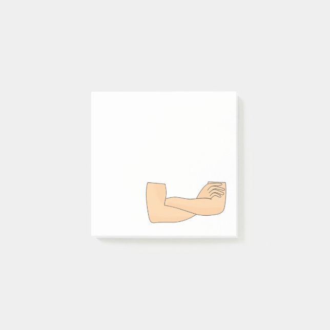 Post-it® Armes croisées (Devant)