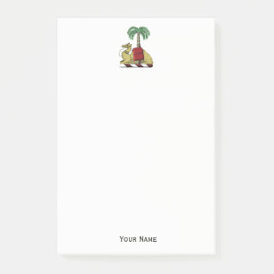 Post-it® Armoiries en couleur héraldique de palmier