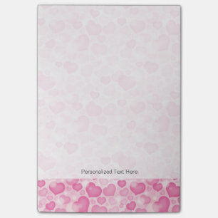 Post-it® Arrière - plan aux coeurs