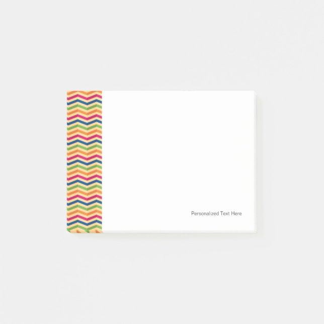Post-it® Arrière - plan avec des rayures dans rétro (Devant)