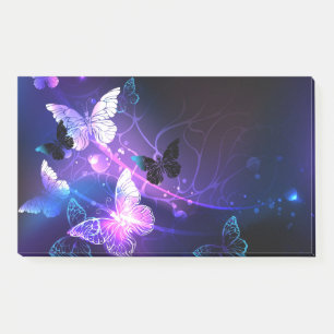 Post-it® Arrière - plan avec papillons de nuit