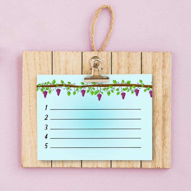 Post-it® Arrière - plan bleu avec vignes 4" x 3" (Créateur téléchargé)