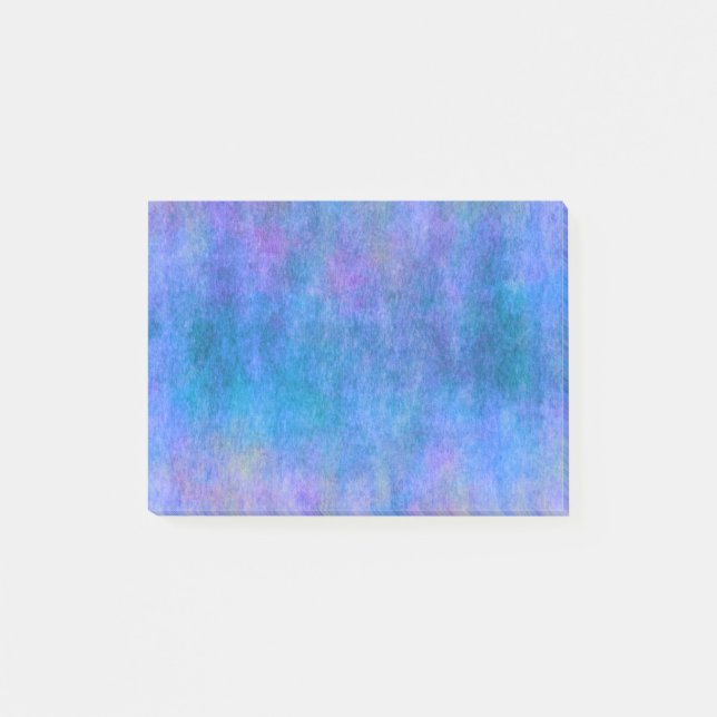 Post-it® Arrière - plan bleu pourpre de texture d'aquarelle (Devant)