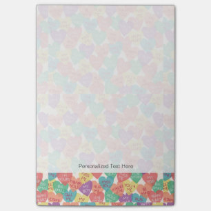 Post-it® Arrière - plan de forme d'amour