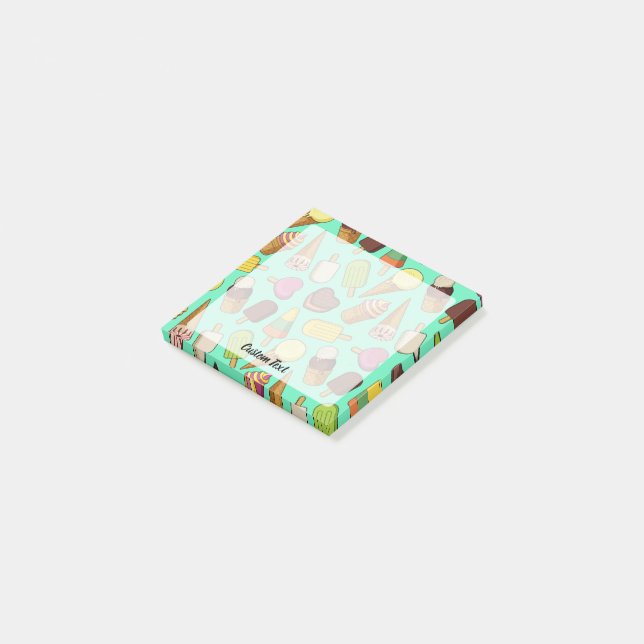 Post-it® Arrière - plan de glace (Incliné)