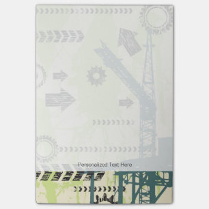 Post-it® Arrière - plan high-tech Abstrait