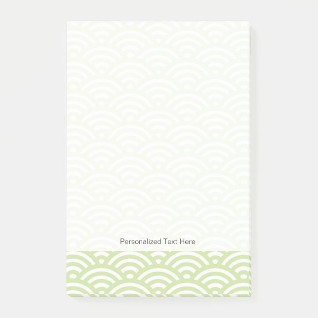 Post-it® Arrière - plan oriental de vague (Devant)