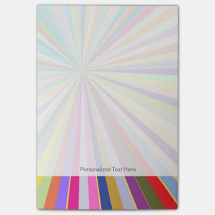 Post-it® Arrière - plan rayé frais