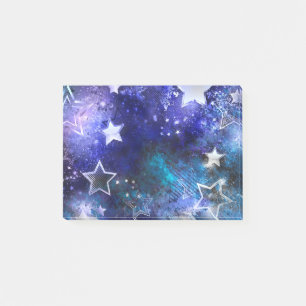 Post-it® Arrière - plan spatial avec étoiles