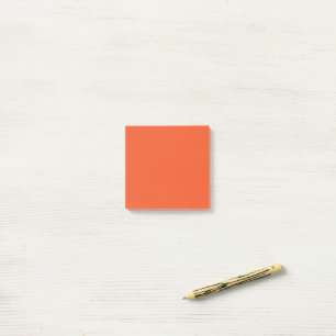 Post-it® Arrière-plan uni minimaliste orange vif