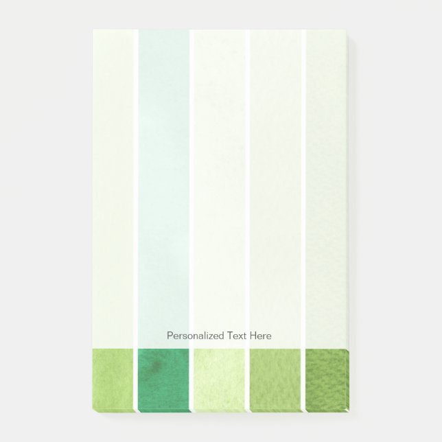 Post-it® arrière - plan vert super aquarelle - aquarelle (Devant)