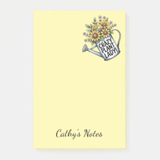 Post-it® Arrosoir floral jaune Folle de plantes