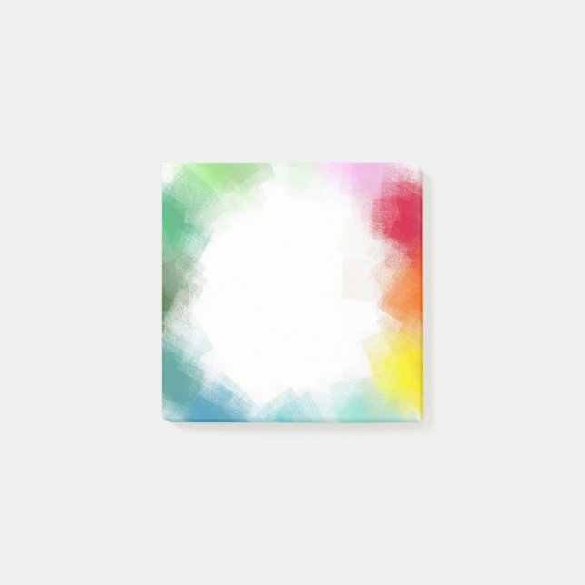 Post-it® Art Abstrait Elegant Modèle Blank Professionnel (Devant)