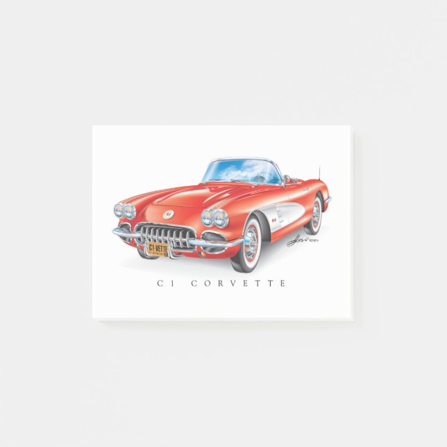 POST-IT® ART AUTOMOBILE C-ONE (Devant)